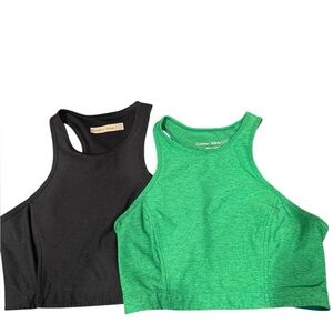 Lot of 2 Outdoor Voices Sports Bras Racer Back Size S